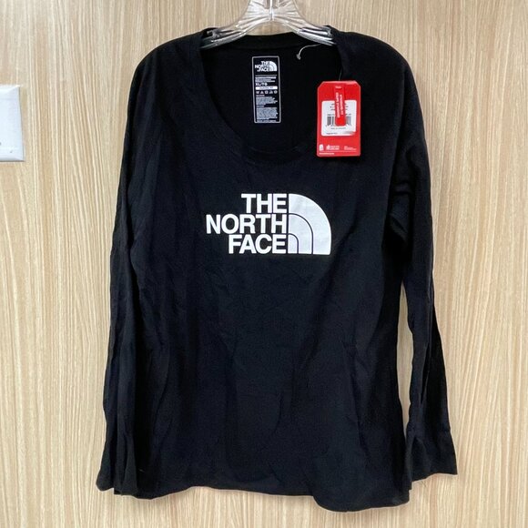 NWT The North Face Black Logo Top Size XL - Picture 1 of 6